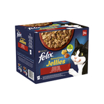 Felix Sensations Jellies, mokra hrana za mačke 24x85g