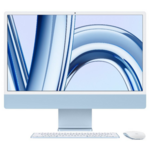 Apple iMac 24 računalnik, M3, 8 GB, SSD256GB, modra