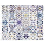 Komplet 30 stenskih nalepk Ambiance Tiles Azulejos Riviera, 10 x 10 cm
