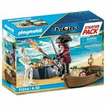 PLAYMOBIL Pirates 71254 Starter Pack Pirát s člnom