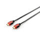 Equip HDMI moški - HDMI moški pozlačen kabel (2.0 HDMI, 3D-s), 1m