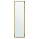 Beliani Talno ogledalo 40 x 140 cm zlato BRECEY