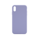 Chameleon Apple iPhone XR - Silikonski ovitek (liquid silicone) - Soft - Lavender Gray