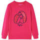 vidaXL Otroški pulover živo roza 116