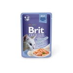 Brit Premium Cat D fileti v želeju z lososom 85g