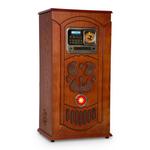 Auna Musicbox jukebox - Auna - estar - UKW - predvajalnik posnetkov - Les - Daljinski upravljalnik - retro - Rdeča / Rjava - Tip C (CEE 7/16) "Euro vtičnica" - 47 cm - 106 cm - 36 cm - 22 kg - 61 cm - 51 cm - 170 cm - 32 kg