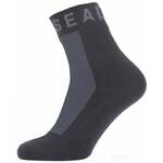 Sealskinz Waterproof All Weather Ankle Length Sock with Hydrostop Black/Grey M Kolesarske nogavice