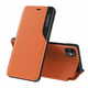 MG Eco Leather View knjižni ovitek za iPhone 13 mini, oranžna