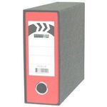 Office Line Premium A5/80 registrator v ovoju, rdeč