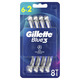 Gillette Blue 3 set brivnikov za enkratno uporabo, 6+2