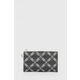 Denarnica MICHAEL Michael Kors ženski, črna barva - črna. Velika denarnica iz kolekcije MICHAEL Michael Kors. Model izdelan iz kombinacije tekstilnega materiala in ekološkega usnja.
