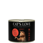 Cat's Love Mokra hrana za mačke "Adult čista govedina" - 200 g