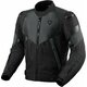 Rev'it! Jacket Control H2O Black/Anthracite 3XL Usnjena jakna