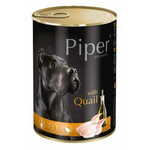 Piper Dolina Noteci mokra hrana za pse, prepelica, 24 x 400 g