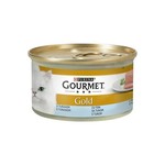 PURINA mokra hrana za odrasle mačke, pašteta tuna, Gourmet Gold, 85g