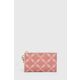 Denarnica MICHAEL Michael Kors ženski, roza barva - roza. Velika denarnica iz kolekcije MICHAEL Michael Kors. Model izdelan iz kombinacije tekstilnega materiala in ekološkega usnja.