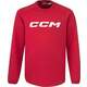 CCM Locker Room Fleece Crew SR Red XS SR Hokejski pulover