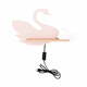 Bela/rožnata otroška svetilka Swan – Candellux Lighting