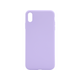Chameleon Apple iPhone XS Max - Silikonski ovitek (liquid silicone) - Soft - Lilac Purple