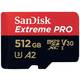 WEBHIDDENBRAND SanDisk Extreme PRO microSDXC 512GB 200MB/s + ada.