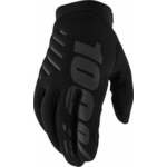 100% Brisker Gloves Black 2XL Kolesarske rokavice