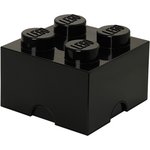 LEGO® škatla za shranjevanje 25x25x18 cm, črna