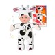 otroška lutka reig plišasta igrača krava 25 cm