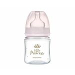 Canpol babies Royal Baby steklenica s širokim vratom, 120ml, roza