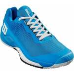 Wilson Rush Pro 4.0 Clay Mens Tennis Shoe French Blue/White/Navy Blazer 44 Moški teniški copati