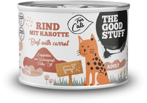 The Goodstuff GOVEDINA IN KORENJE Mokra hrana za odrasle mačke - 200 g