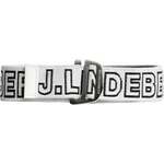 J.Lindeberg Lennon Webbing Logo Belt White 105
