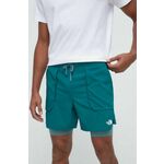Športne kratke hlače The North Face Sunriser moške, zelena barva - zelena. Športne kratke hlače iz kolekcije The North Face. Model izdelan iz hitrosušečega materiala.