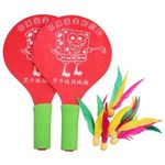 Merco Battledor lopar za badminton, lesen, rdeč