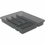Siv plastični organizator za predal 39 x 32 cm Basic - Rotho