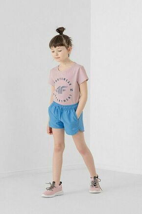 Otroške kratke hlače 4F - modra. Otroški kratke hlače iz kolekcije 4F. Model izdelan iz enobarvnega materiala.