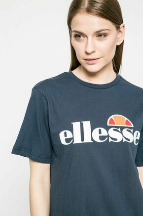 Ellesse kratka majica - mornarsko modra. T-shirt iz kolekcije Ellesse. Model izdelan iz pletenine s potiskom.