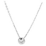 Brilio Silver Srebrna ogrlica s kristalčkom 476 001 00118 04 (veriga, obesek) srebro 925/1000