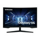 Samsung C27G53TQBU monitor, VA, 27", 16:9, 2560x1440, 144Hz, pivot, HDMI, DVI, Display port