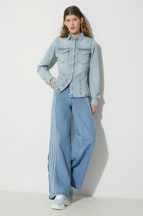 Jeans srajca Karl Lagerfeld Jeans ženska - modra. Srajca iz kolekcije Karl Lagerfeld Jeans