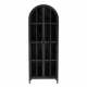 Črna kovinska vitrina 56,5x152,5 cm Papole – Bloomingville