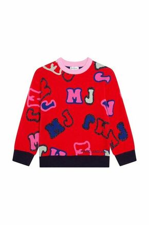 Otroški pulover Marc Jacobs rdeča barva