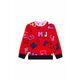 Otroški pulover Marc Jacobs rdeča barva, - rdeča. Otroški Pulover iz kolekcije Marc Jacobs. Model z okroglim izrezom, izdelan iz vzorčaste pletenine.