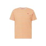 Bombažna kratka majica Levi's oranžna barva - oranžna. Lahkotna majica iz kolekcije Levi's. Model izdelan iz tanke, elastične pletenine.