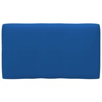 vidaXL Blazina za kavč iz palet kraljevsko modra 70x40x12 cm