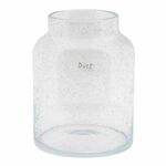 WEBHIDDENBRAND DutZ steklena vaza, Cev B1, višina 26 cm, premer 20 cm, barva prozorna