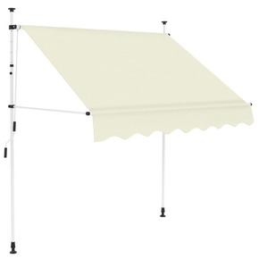 Shumee Ročno zložljiva tenda 200 cm krem