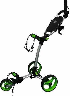 Axglo TriLite Grey/Green Ročni voziček za golf