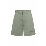 Otroške kratke hlače Jack Wolfskin SUN zelena barva - zelena. Otroške kratke hlače iz kolekcije Jack Wolfskin. Model izdelan iz udobnega materiala.