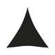 VIDAXL Senčno jadro oksford blago trikotno 5x6x6 m črno