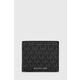 Michael Kors denarnica - črna. Srednje velika denarnica iz kolekcije Michael Kors. Model izdelan iz kombinacije naravnega usnja in semiš usnja.